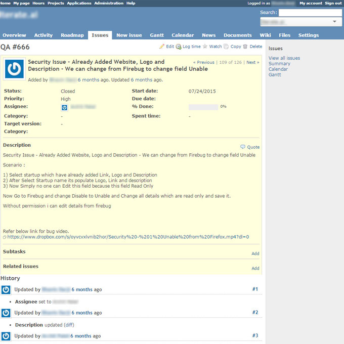 2298 Bugs Reported by Digicorp QA Team