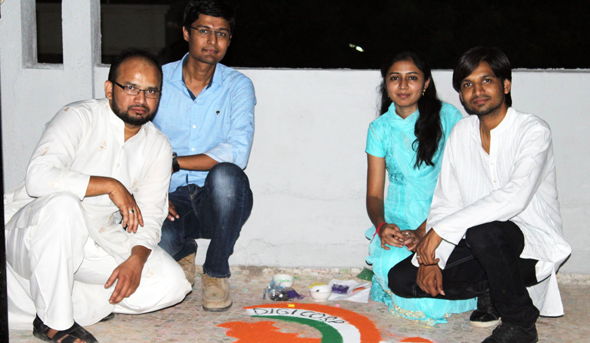 Diwali Celebration at Digicorp in 2015