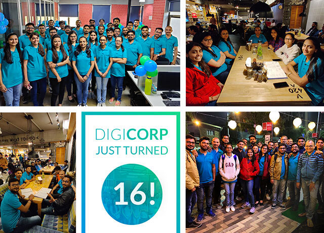 Digicorp turned 16 on 16th January